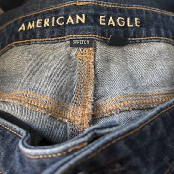 American Eagle Dreamy Drape Low-Rise Baggy Wide Leg Jean Size 16L - Picture 9 of 9